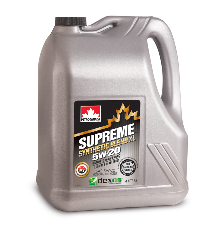 Моторные масла PC SUPREME SYNTHETIC BLEND XL 5W-20 
